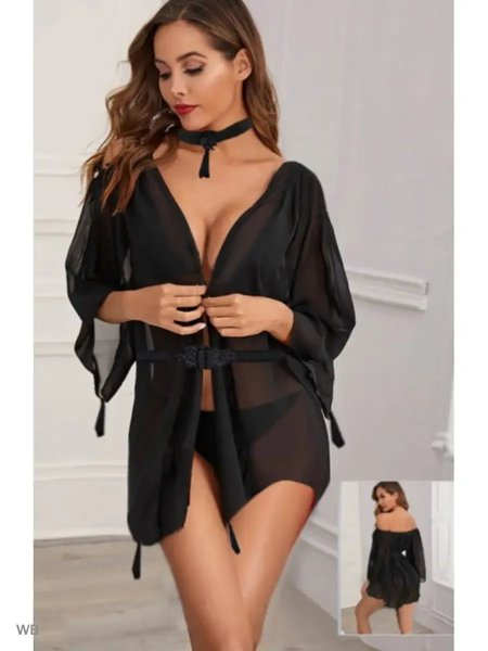 Пеньюар с неопреновым воротником Rebel Barber Dark Obsidian rb033