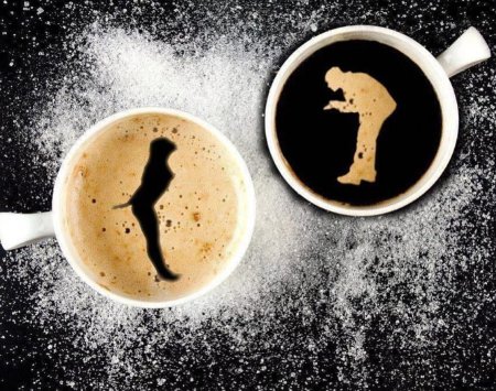 Прикольный кофе