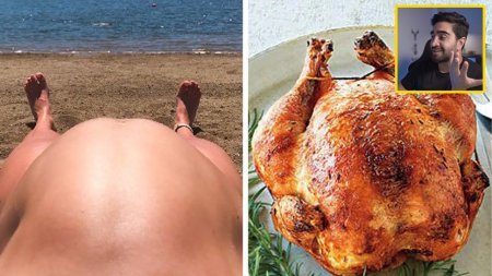 Курочки гриль на пляже