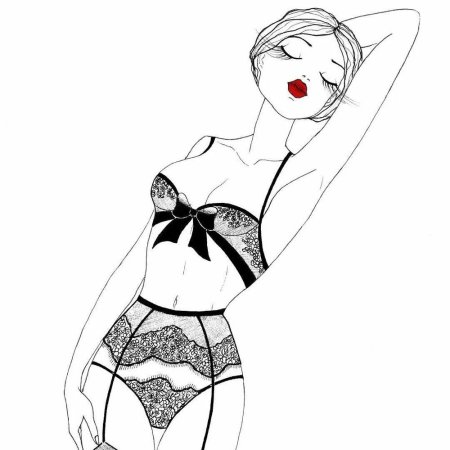 Нарисованное белье