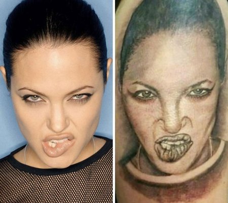 Уродливая Анджелина Джоли