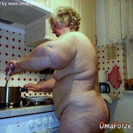 Голые толстые старые на кухни