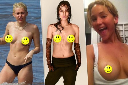 Знаменитости без лифчика