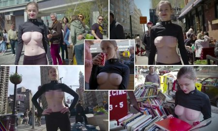 Emily Bloom Нью Йорк свободу сиськам