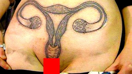 Смешные тату на интимных местах