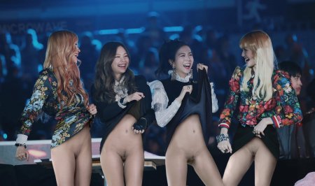Голые участницы Блэк Пинк