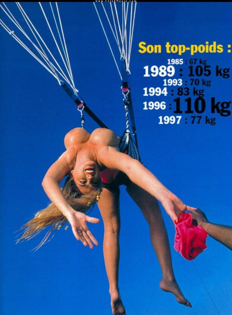 Голые женщины прыгают с парашютом