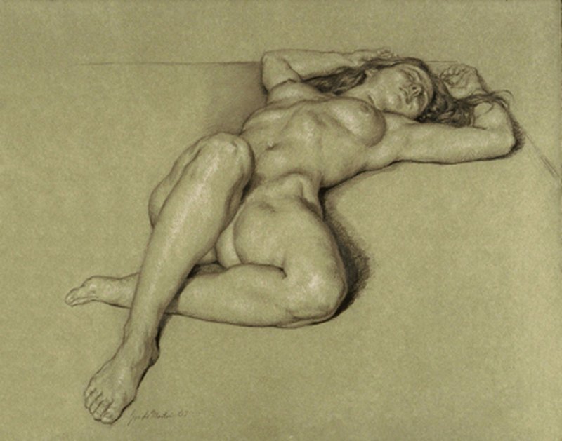 Рисование женской обнаженки