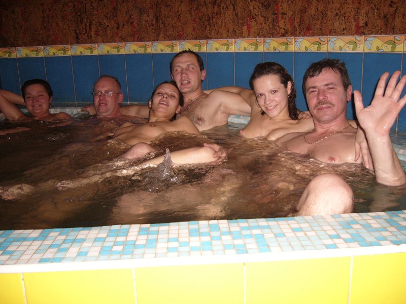 В бане