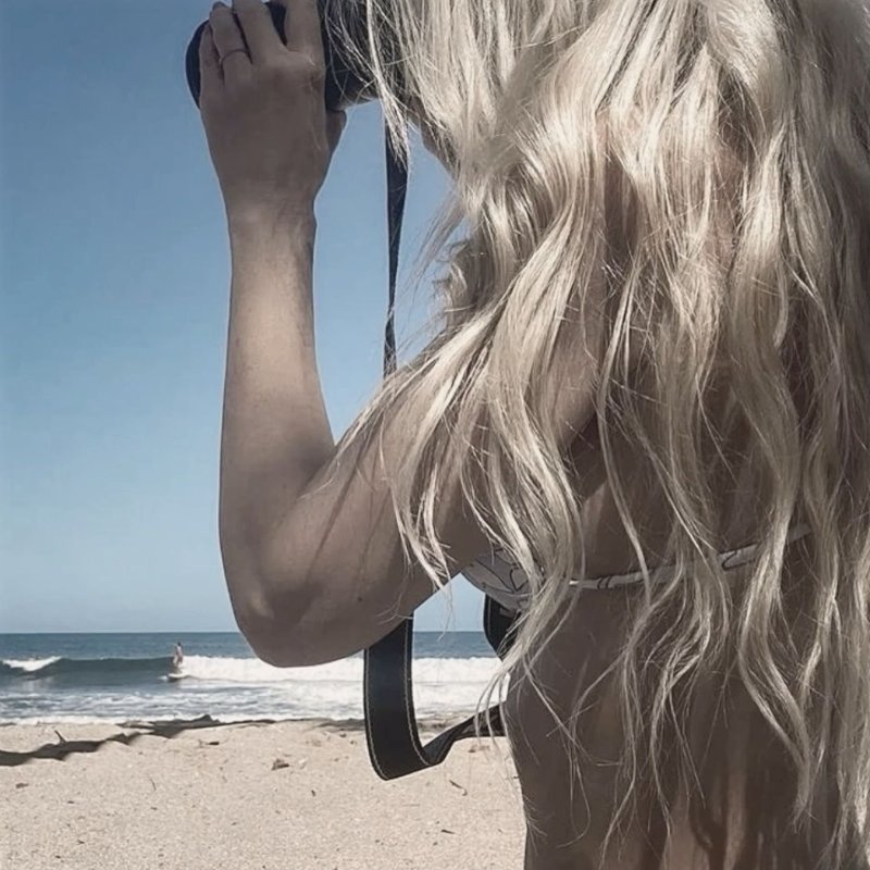 Blonde hair