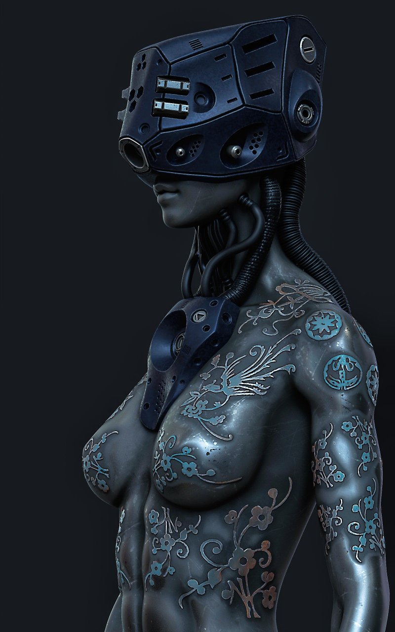 Женщина киборг