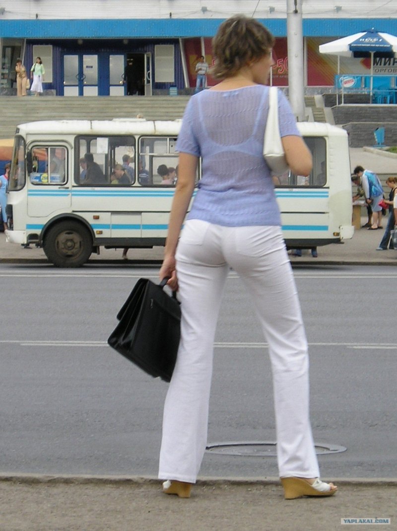 Женщины в прозрачных штанах