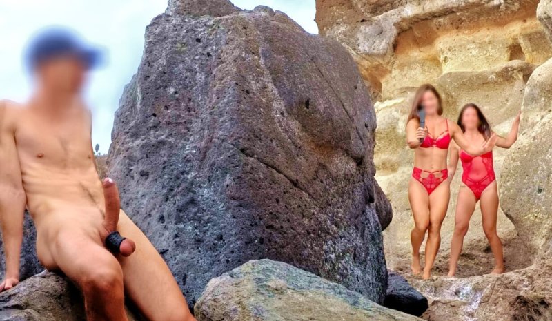 Dick flash nude beach