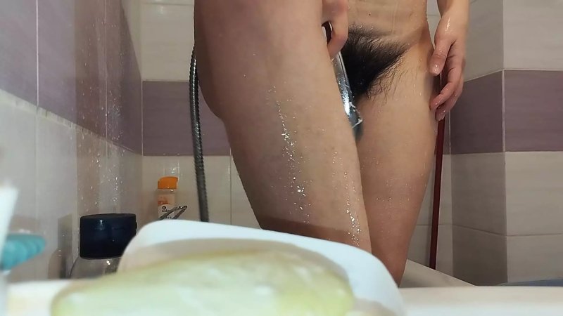 Волосатая киска жены