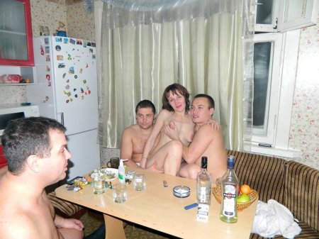 Пьянка в бане