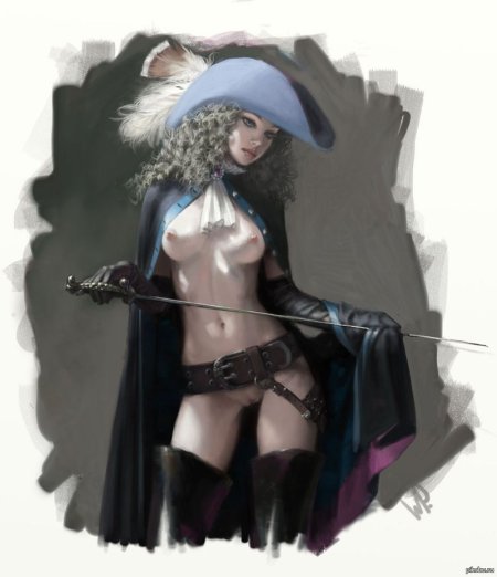 Голая пиратка