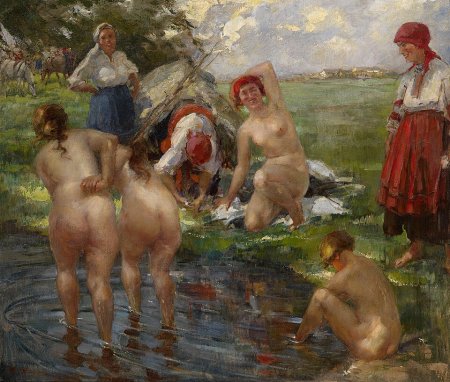 Поль густав фишер купальщицы