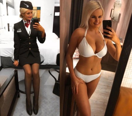 Лола реве бортпроводницы