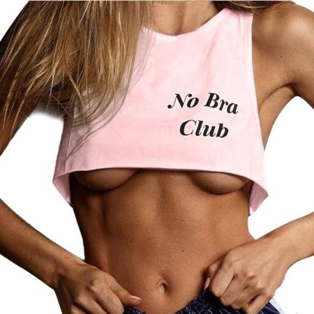 No bra club девушка без футболки